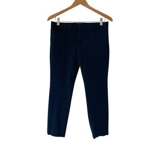 Banana Republic Factory 8 Petite Navy Blue Ankle Pants
